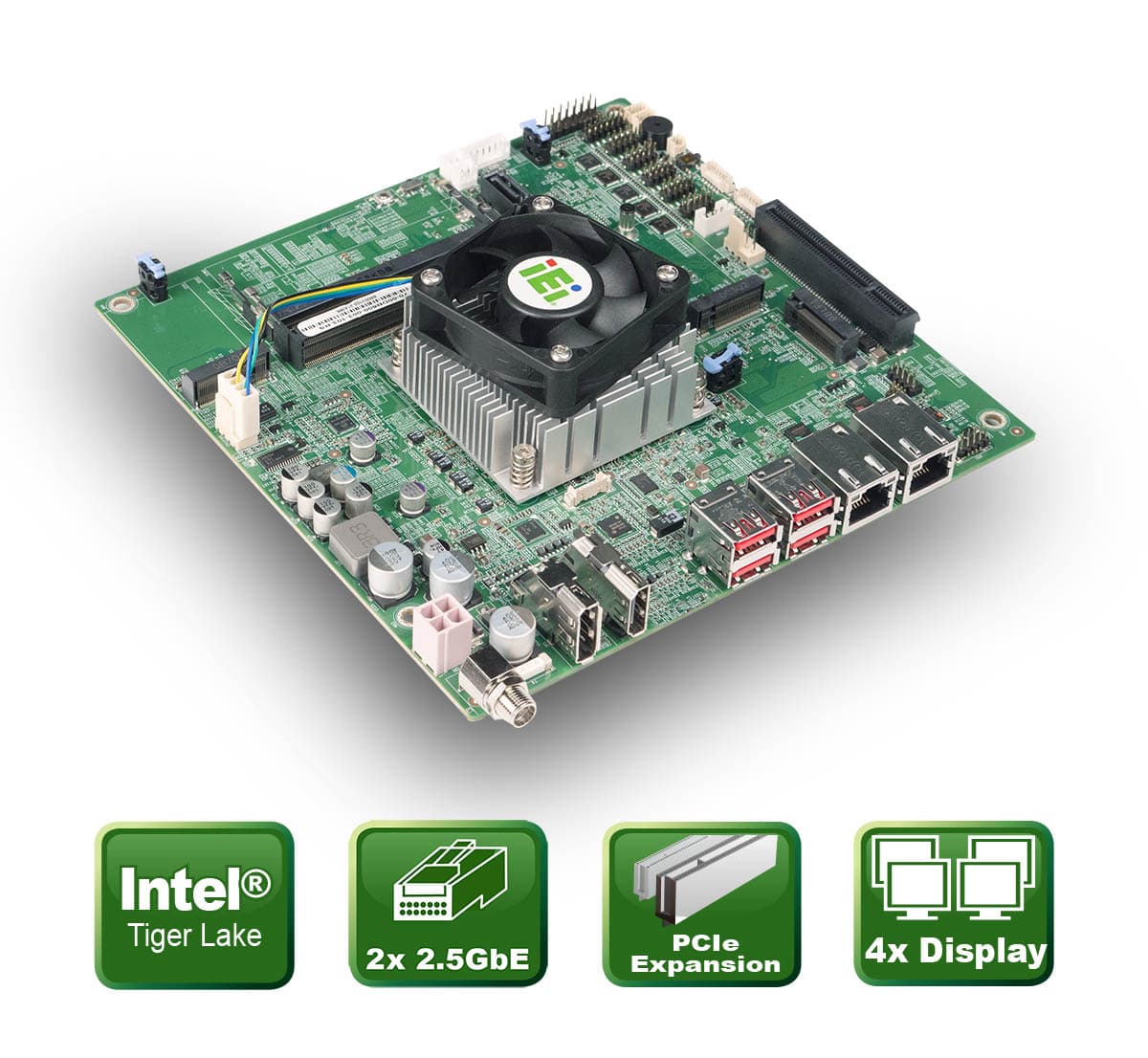 KINO-TGL – Thin Mini-ITX Board mit Tiger Lake Prozessoren