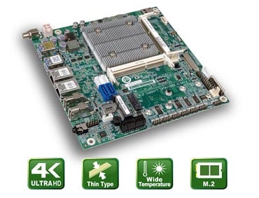 tKINO-AL – Flaches Mini-ITX Board mit Apollo Lake SoC