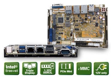 WAFER-BW – 3.5” Braswell CPU Board